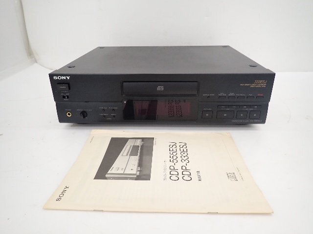 SONY CDプレーヤー CDP-333ESJ ソニー ∽ 75662-4