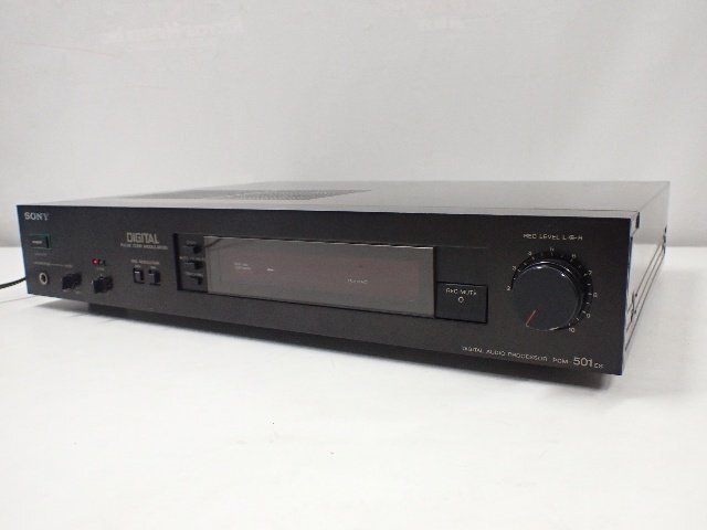 SONY ソニー デジタルオーディオプロセッサー PCM-501ES 説明書付き ￡ 75645-10