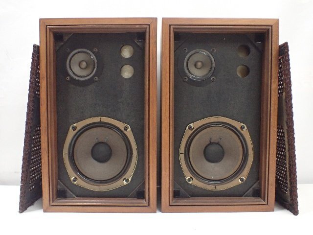 【ジャンク品】TRIO トリオ 2wayブックシェルフ型スピーカー KL-63 ペア カタログ付き ￡ 75645-16