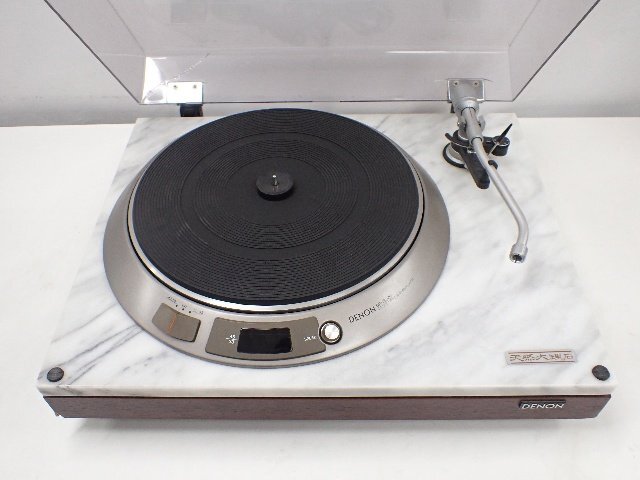 DENON デノン デンオン DP-1800 ダイレクトドライブレコードプレーヤー 天然大理石キャビネット ￡ 75645-6