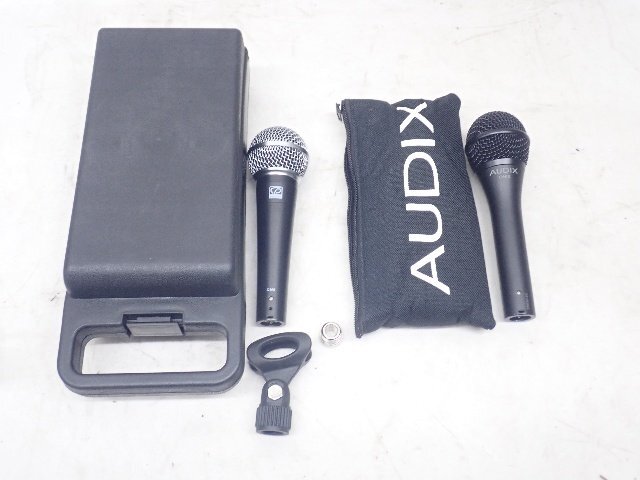 AUDIX OM3 + Classic Pro CM5 ダイナミックマイク 2本セット ¶ 73E77-2