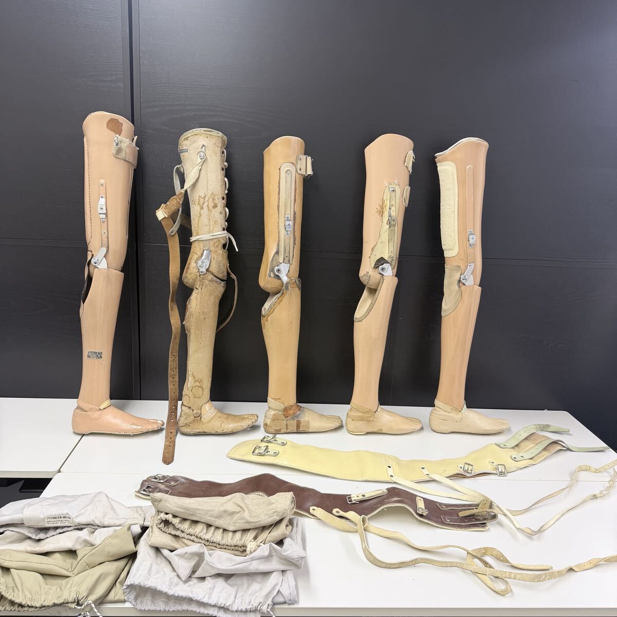 【義足】成人 右足5本セット 袋4枚