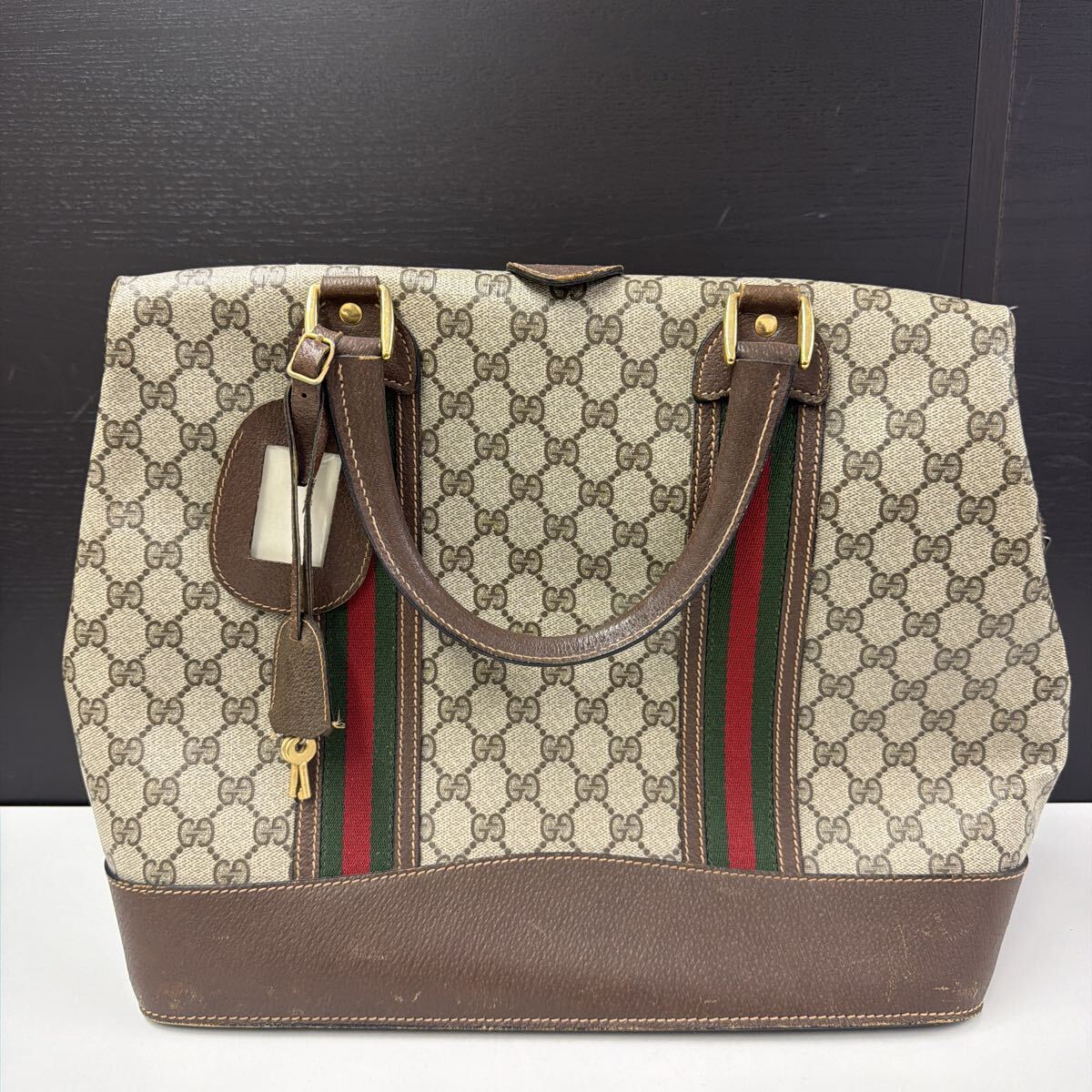 【GUCCI】オールドGUCCI ボストンバッグ