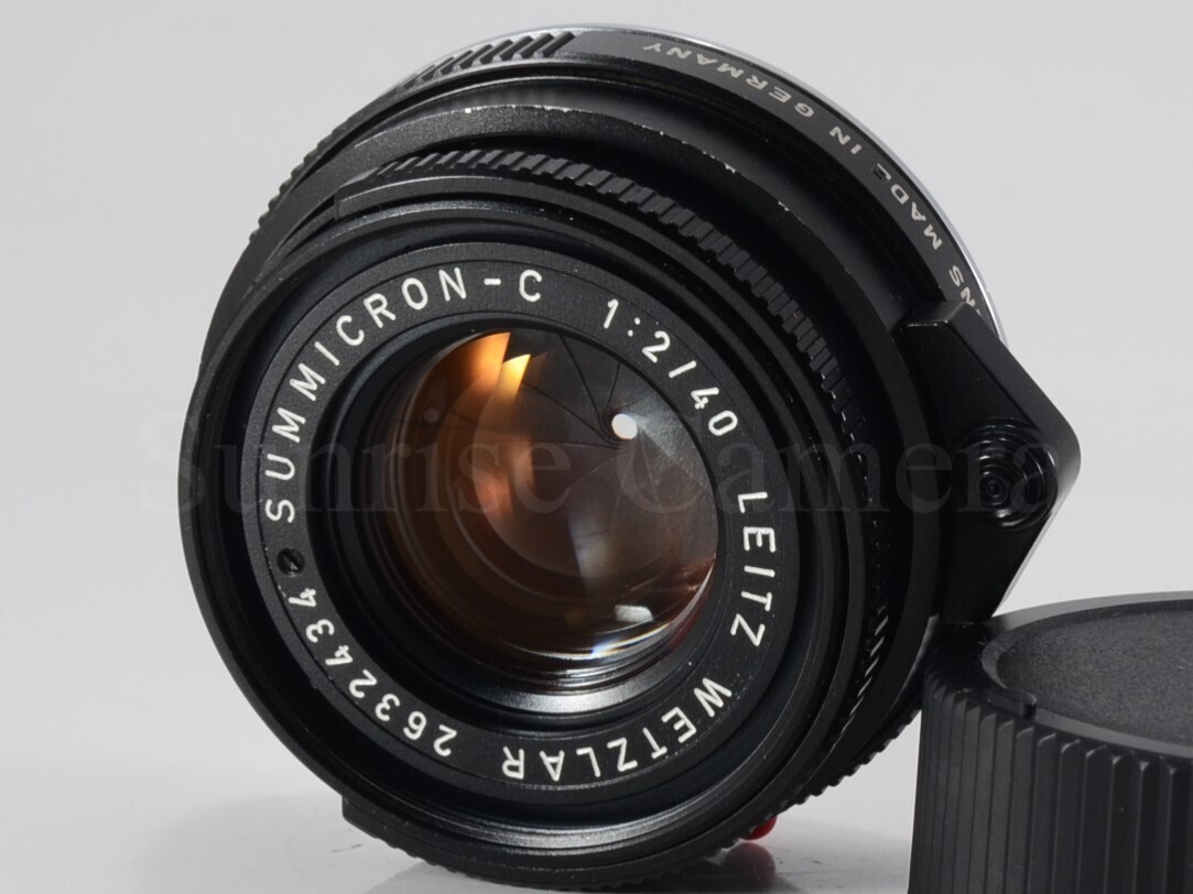 [良品] Leica（ライカ）SUMMICRON C 40mm F2 Mマウント 整備済 [保証]（60513）