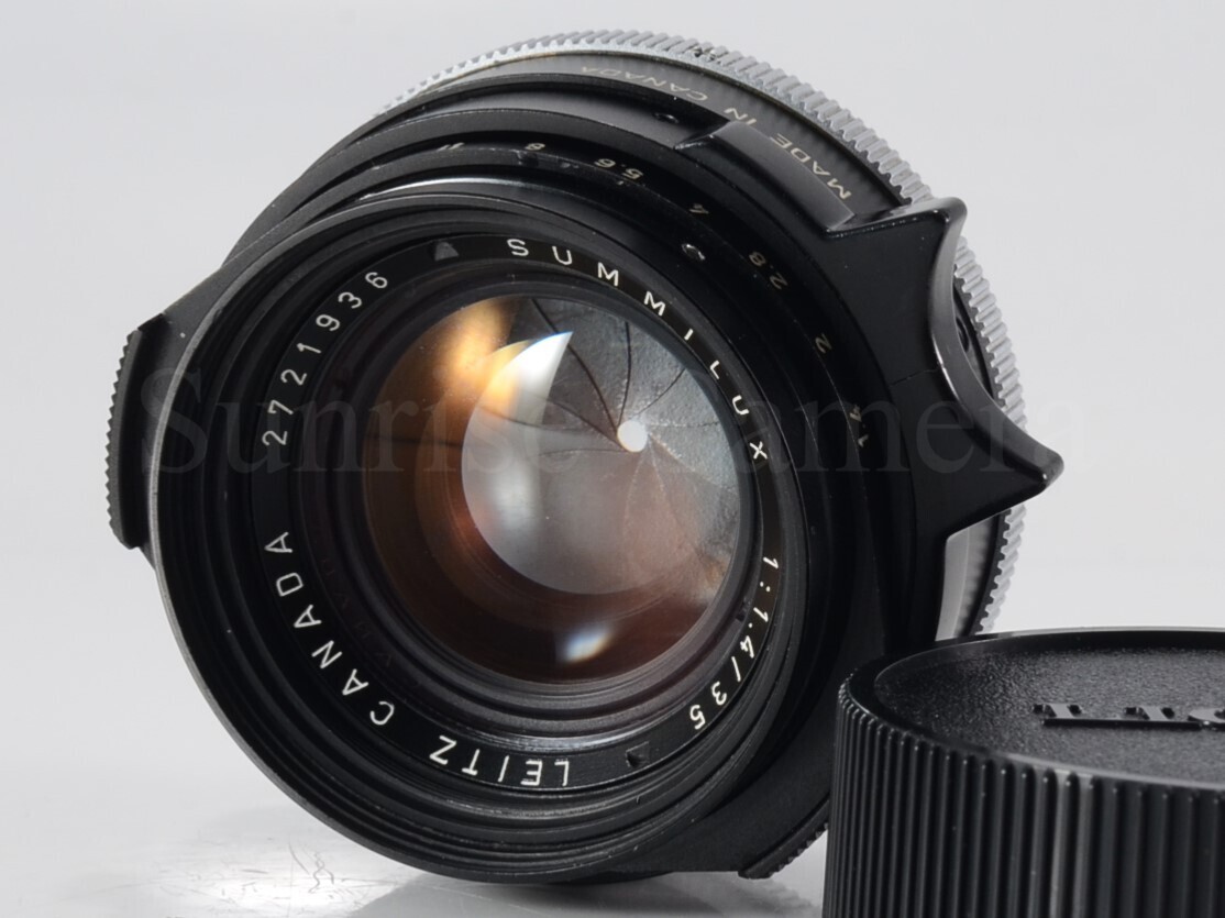 [良品] Leica（ライカ）LEITZ CANADA SUMMILUX M 35mm F1.4 第二世代 2nd ストッパー付 [保証]（60514）