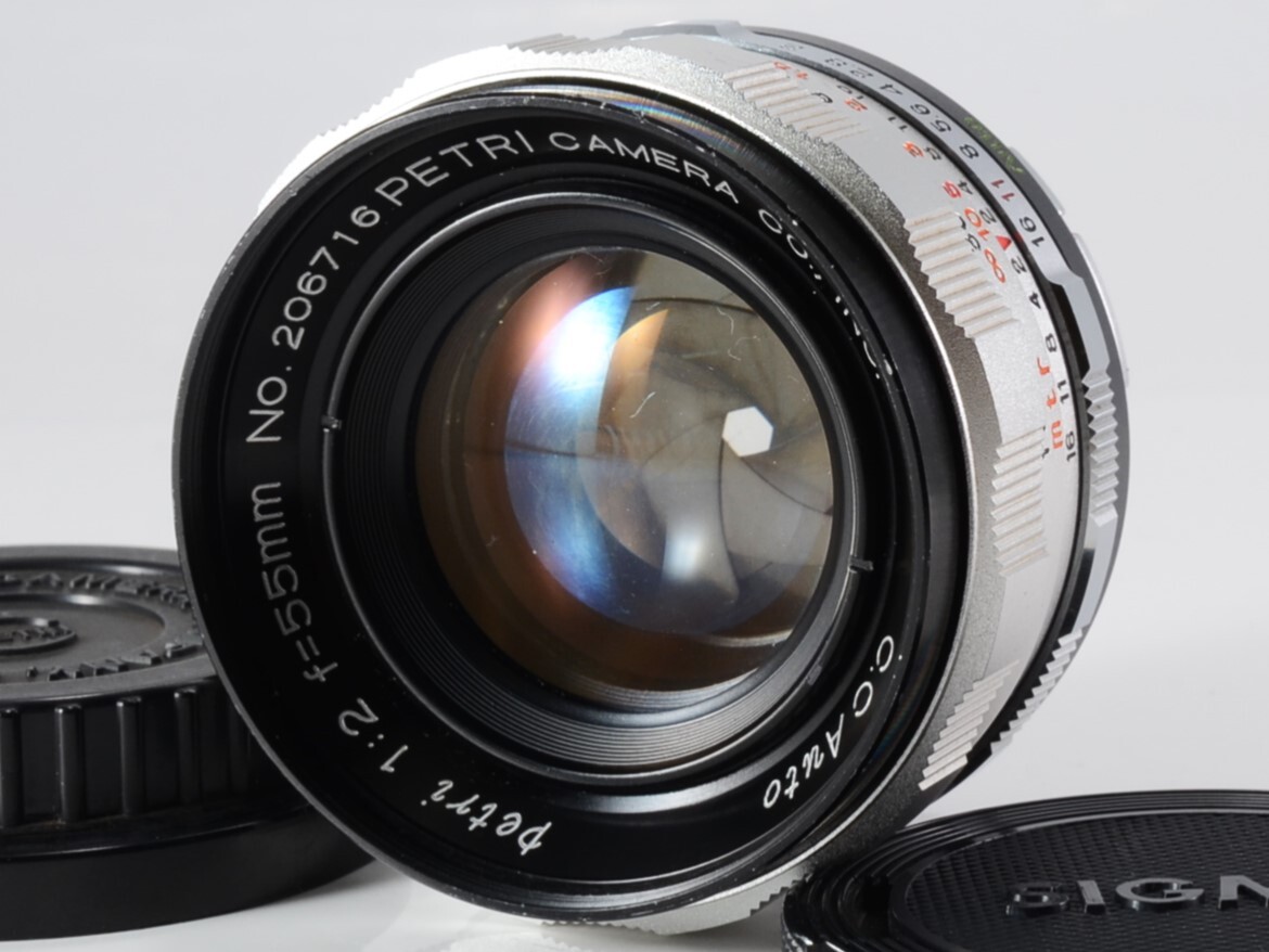 [良品] PETRI（ペトリ）C.C Auto 55mm F2 K/AR改マウント（60896）