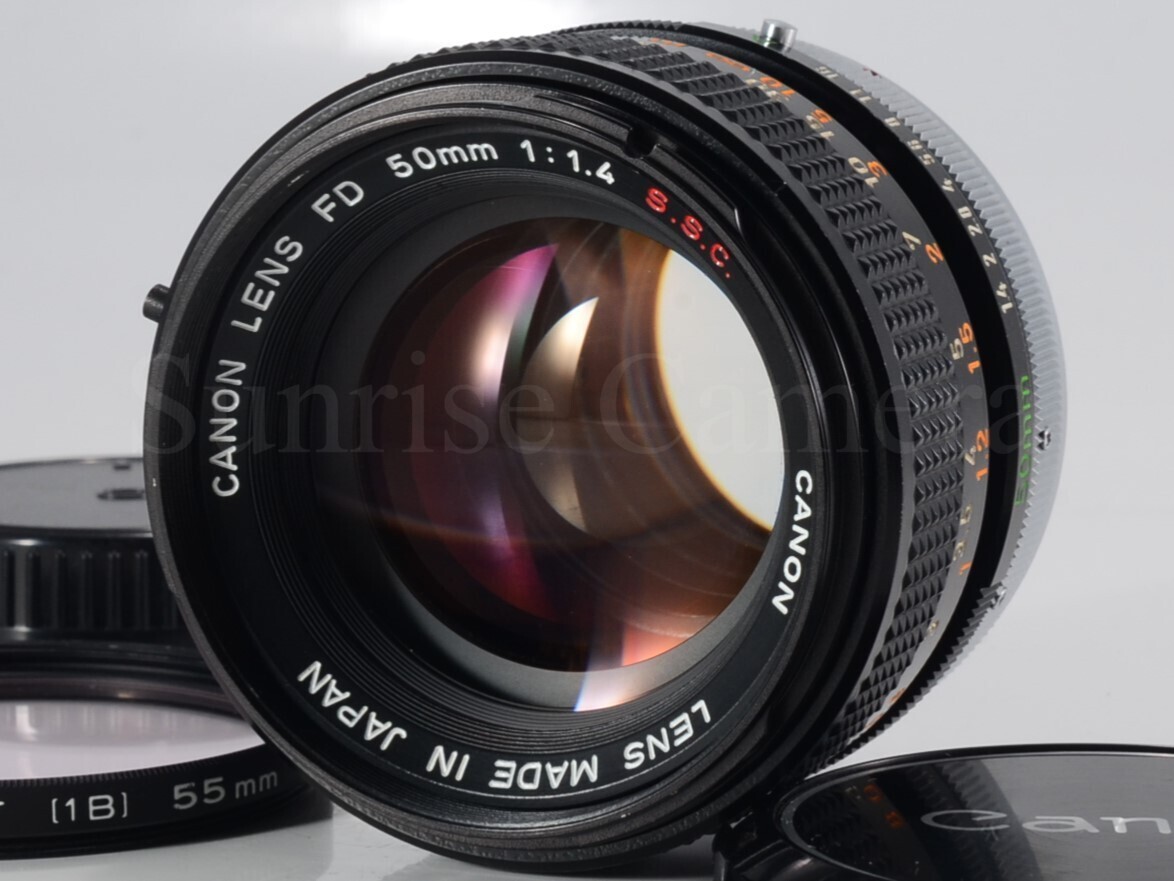 [良品] Canon（キャノン）FD 50mm F1.4 S.S.C 整備済 [保証]（60411）