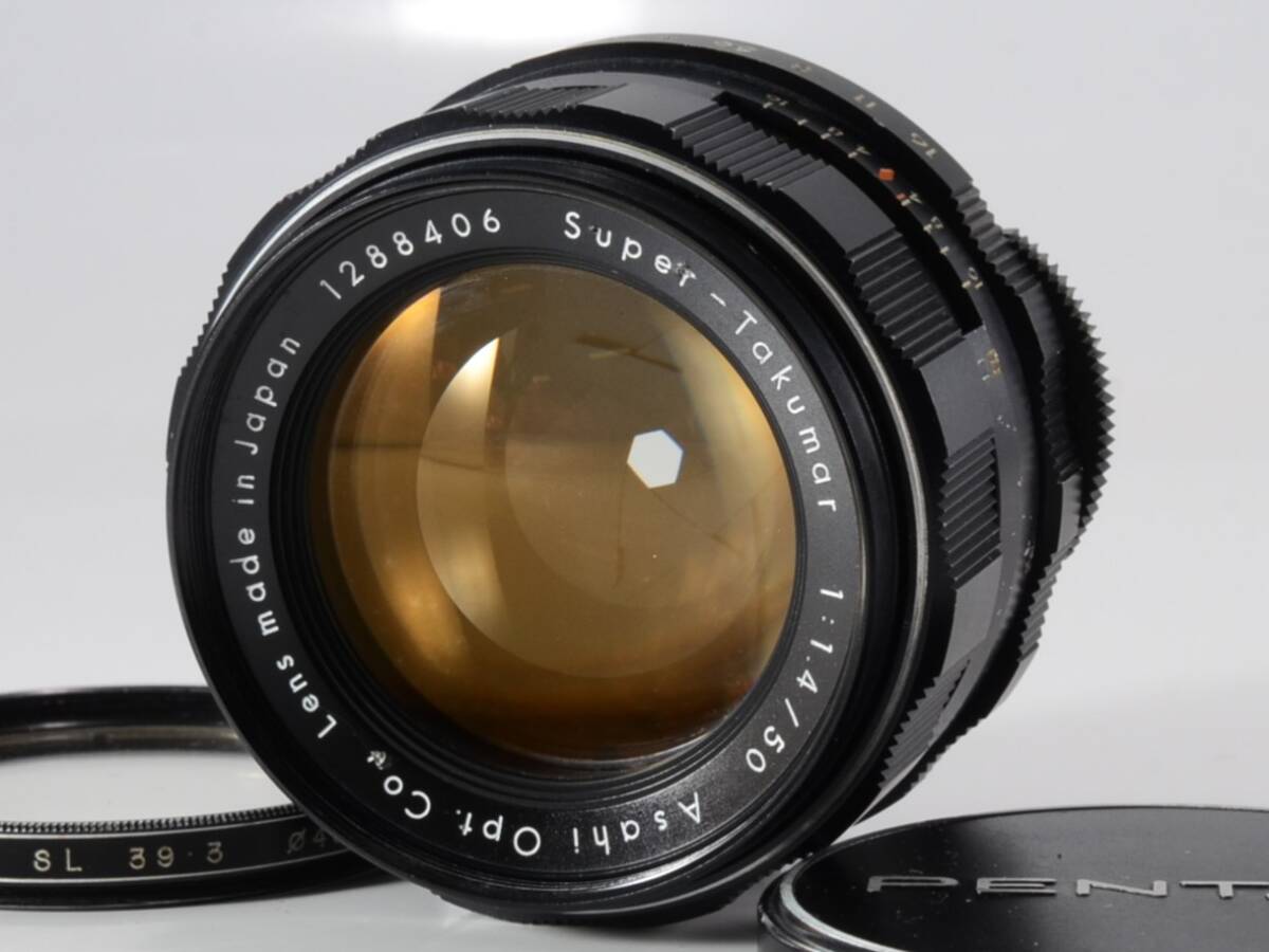 [良品] PENTAX（ペンタックス）Super Takumar 50mm F1.4 M42 前期8枚玉 [保証]（60910）