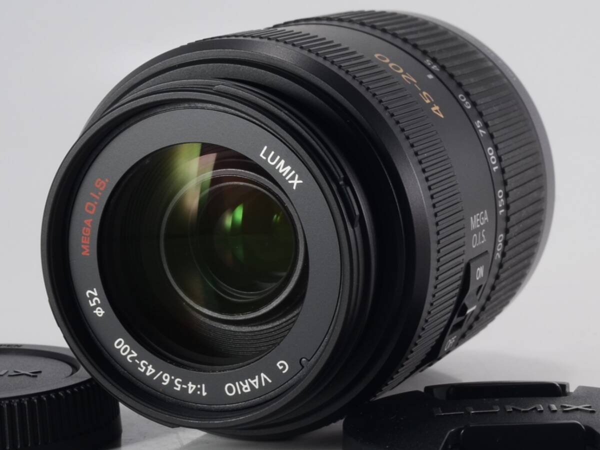 [美品] Panasonic (パナソニック) LUMIX G VARIO 45-200mm F4-5.6 MEGA O.I.S.（60436）