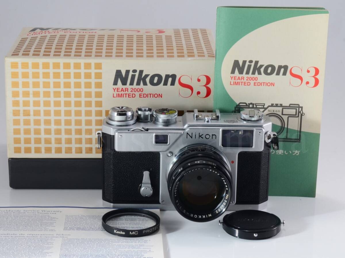 [美品] Nikon（ニコン）S3 Limited 2000年記念モデル / NIKKOR-S 50mm F1.4 整備済 [保証]（60519）
