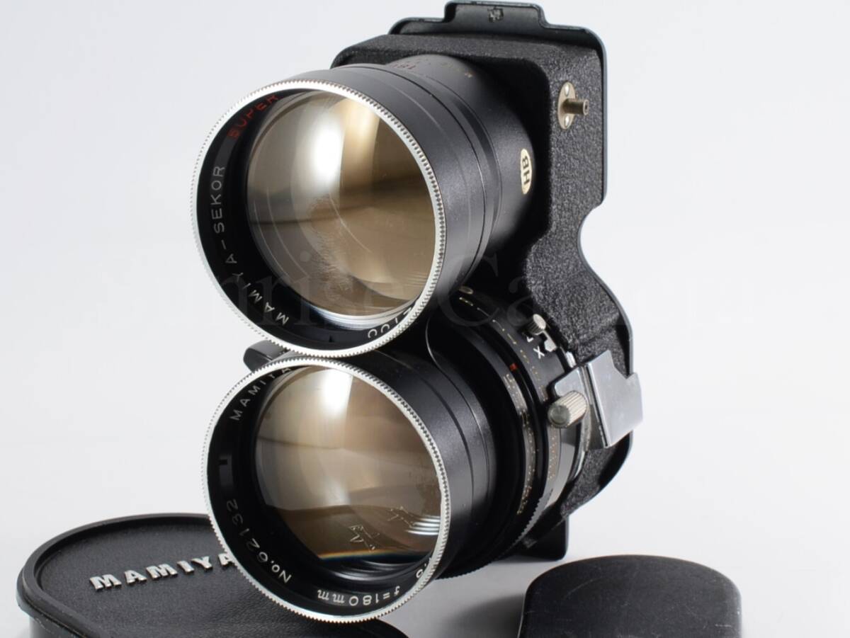 [美品] Mamiya（マミヤ）SEKOR SUPER 180mm F4.5 C330用レンズ [保証]（60187）