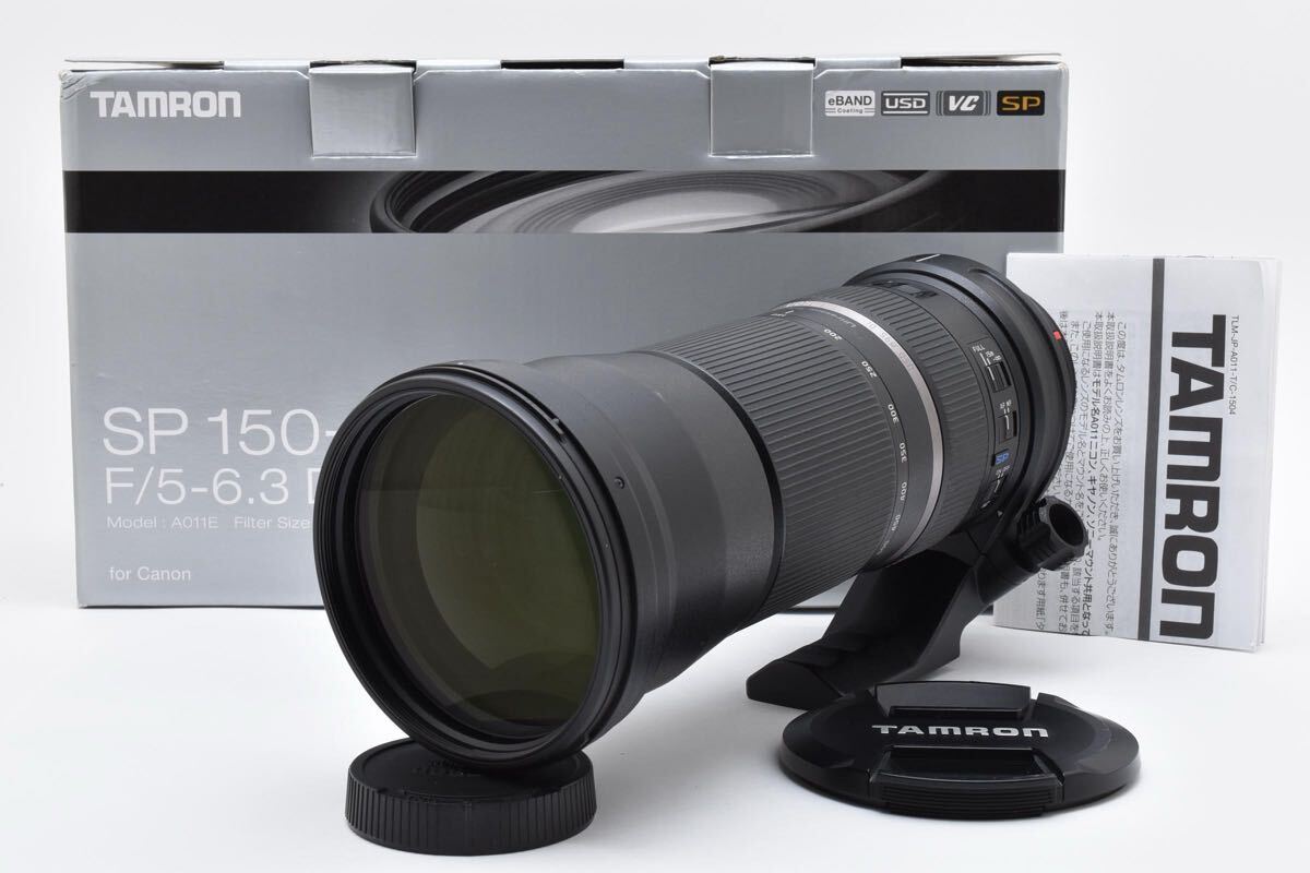 TAMRON SP 150-600mm F5-6.3 Di VC USD A011 Canon EFマウント タムロン カメラレンズ 超望遠レンズ