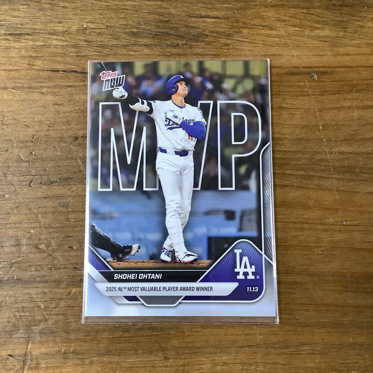 大谷翔平 TOPPS NOW 2025 MVPカード OS-7