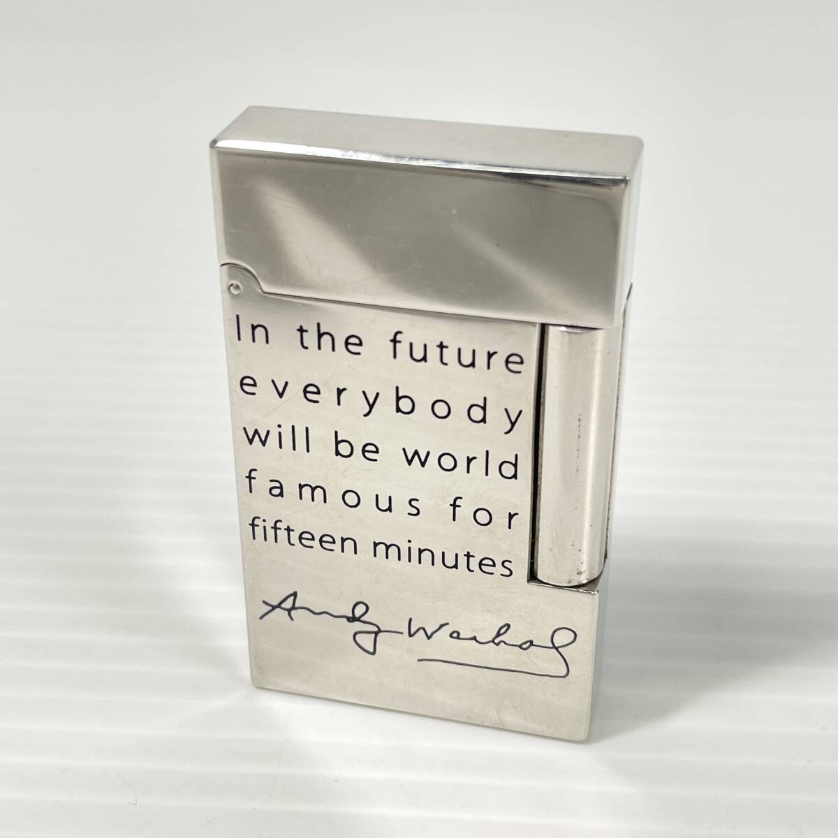 2603M2504 S.T.Dupont デュポン ローラーガスライター ライン2 エルビスプレスリー Elvis Presley 1964 シルバーカラー シリアル入