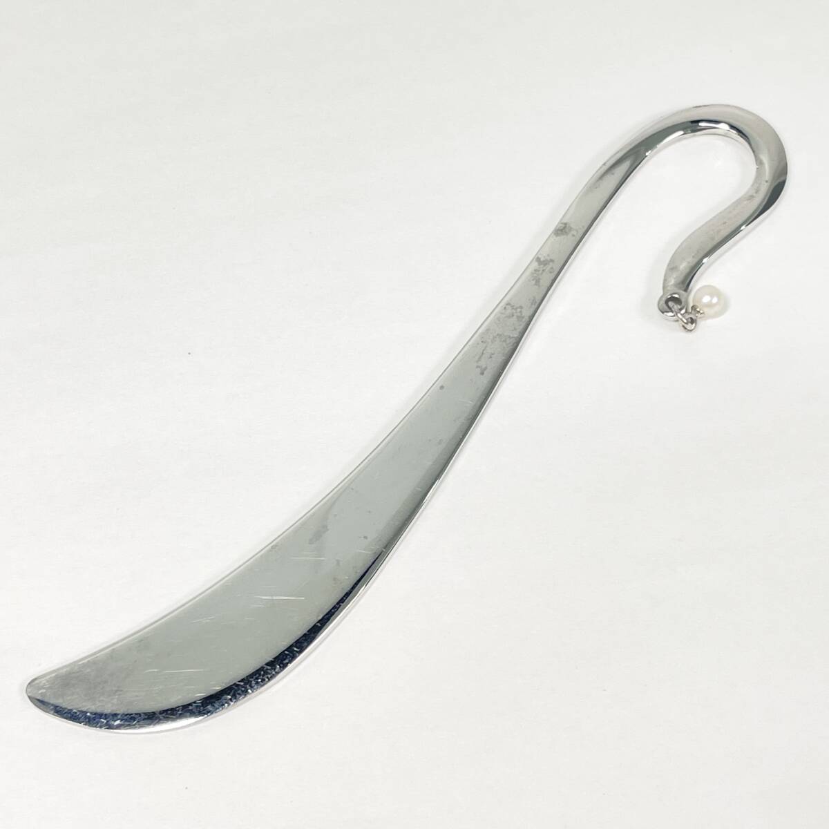 2603M2519 MIKIMOTO ミキモト パール付 ブックマーカー 重量約13.2g