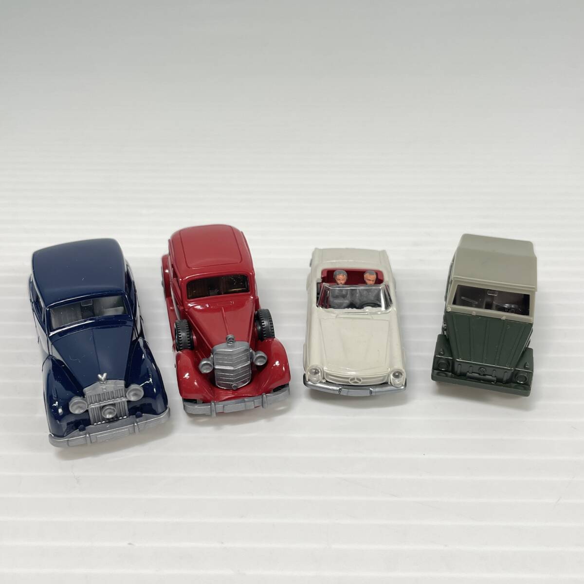 2603M0906 WIKING ヴィーキング ロールスロイス/フォルクスワーゲン VW181等 ミニカー4点まとめ