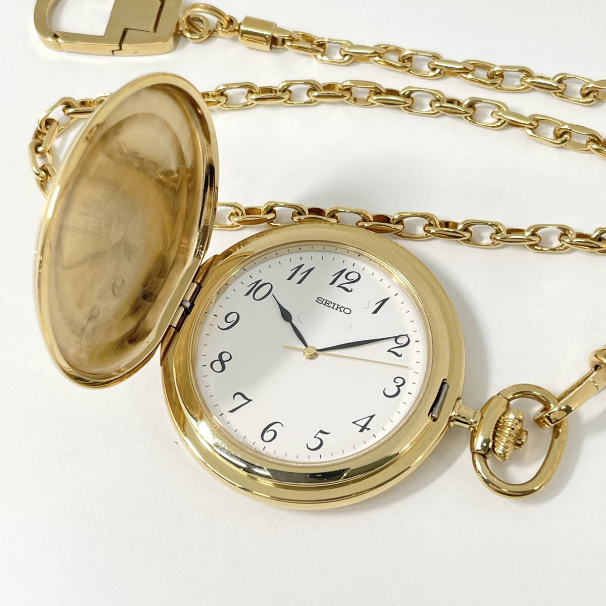 2603M3108 SEIKO セイコー 懐中時計 8N41-0010 クオーツ 現状品