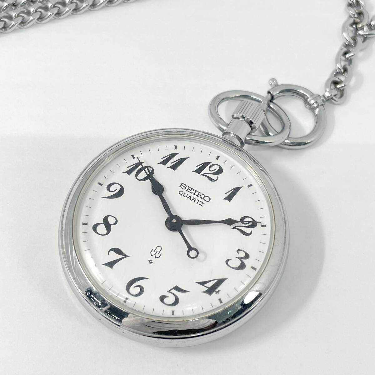 2603M3110 SEIKO セイコー 懐中時計 7550-0010 クオーツ 現状品