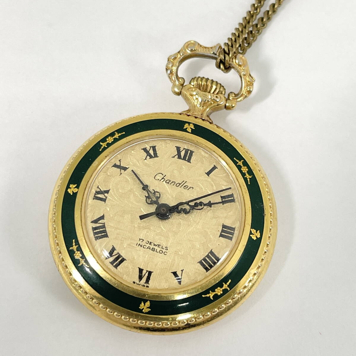 2603M3111 Chandler チャンドラー 懐中時計 17石 手巻 ペンダントウォッチ アンティーク