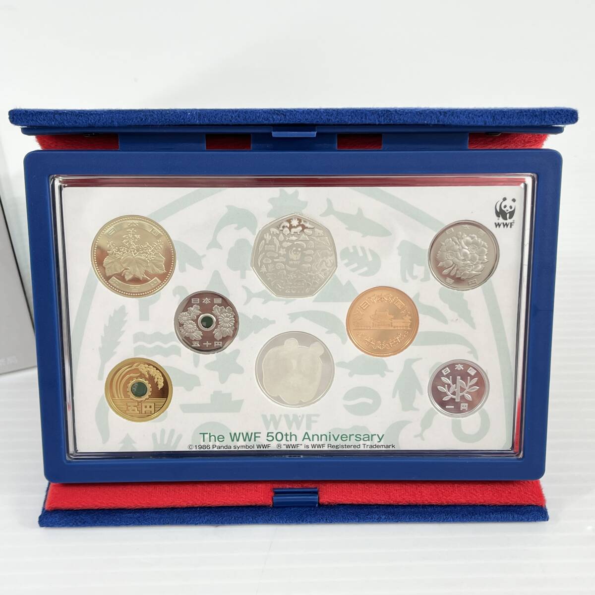 2602M2810 造幣局 WWF設立50周年 日本・イギリス 2011 プルーフ貨幣セット