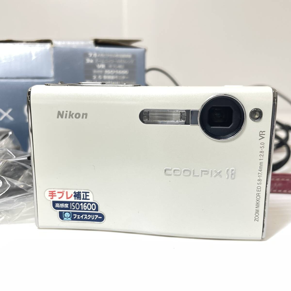 2603M3609 Nikon ニコン コンパクトデジタルカメラ COOLPIX S8 通電確認済 箱付