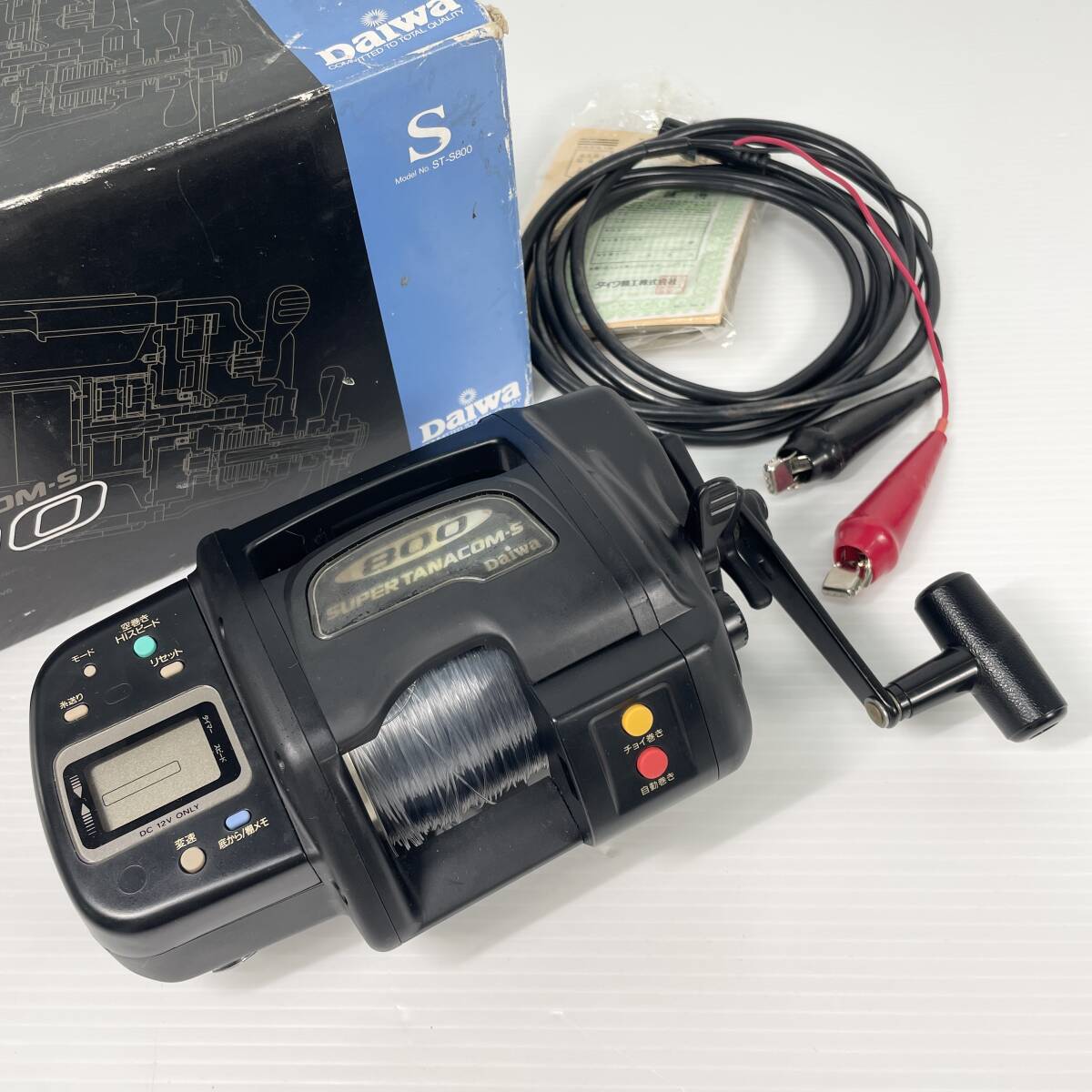 2603M3613 Daiwa ダイワ 電動リール SUPER TANACOM-S 800 箱付 現状品