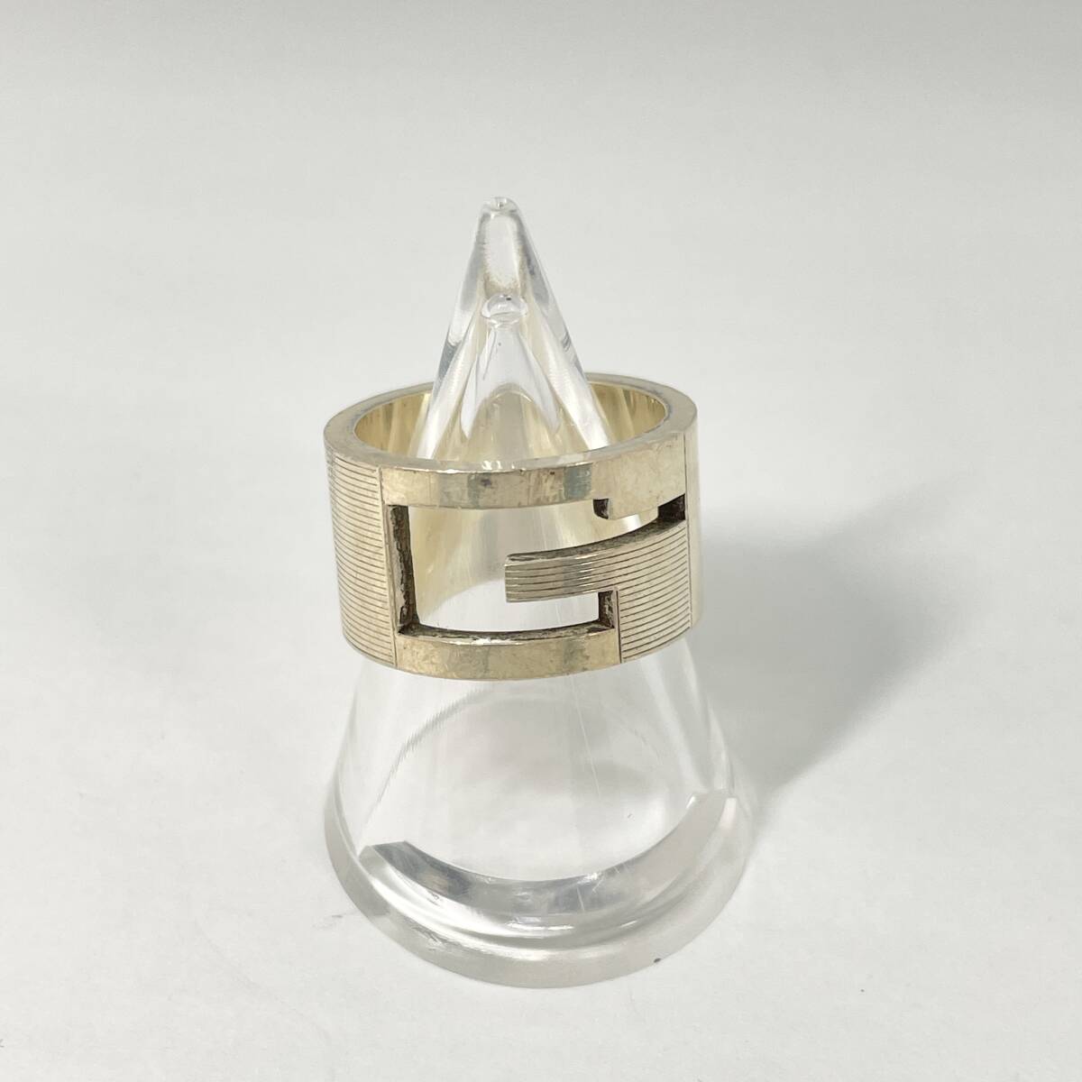2603M3619 GUCCI グッチ Gリング 指輪 重量約12.6g 925刻印有 サイズ16①