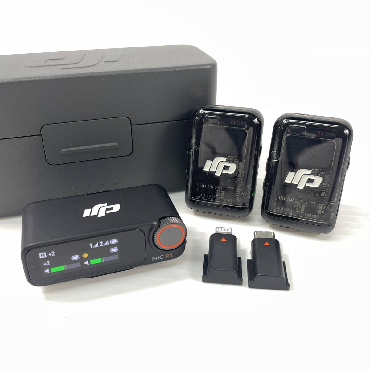 2603M3303 DJI Mic2 トランスミッター×2/レシーバー×1 充電ケース DMC02付 通電確認済 ワイヤレスマイク