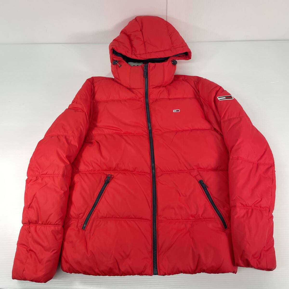 2603M3701 TOMMY JEANS トミージーンズ ダウンジャケット Sサイズ 赤 レッド