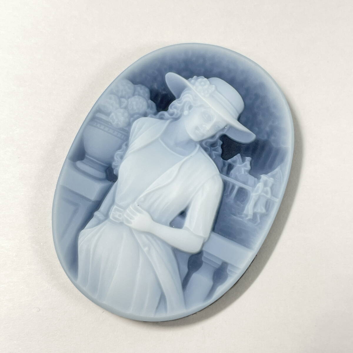 2603M3306 ゲルハルドシュミット Schmidt カメオ 女性像 ルース 裸石 重量約7.4g