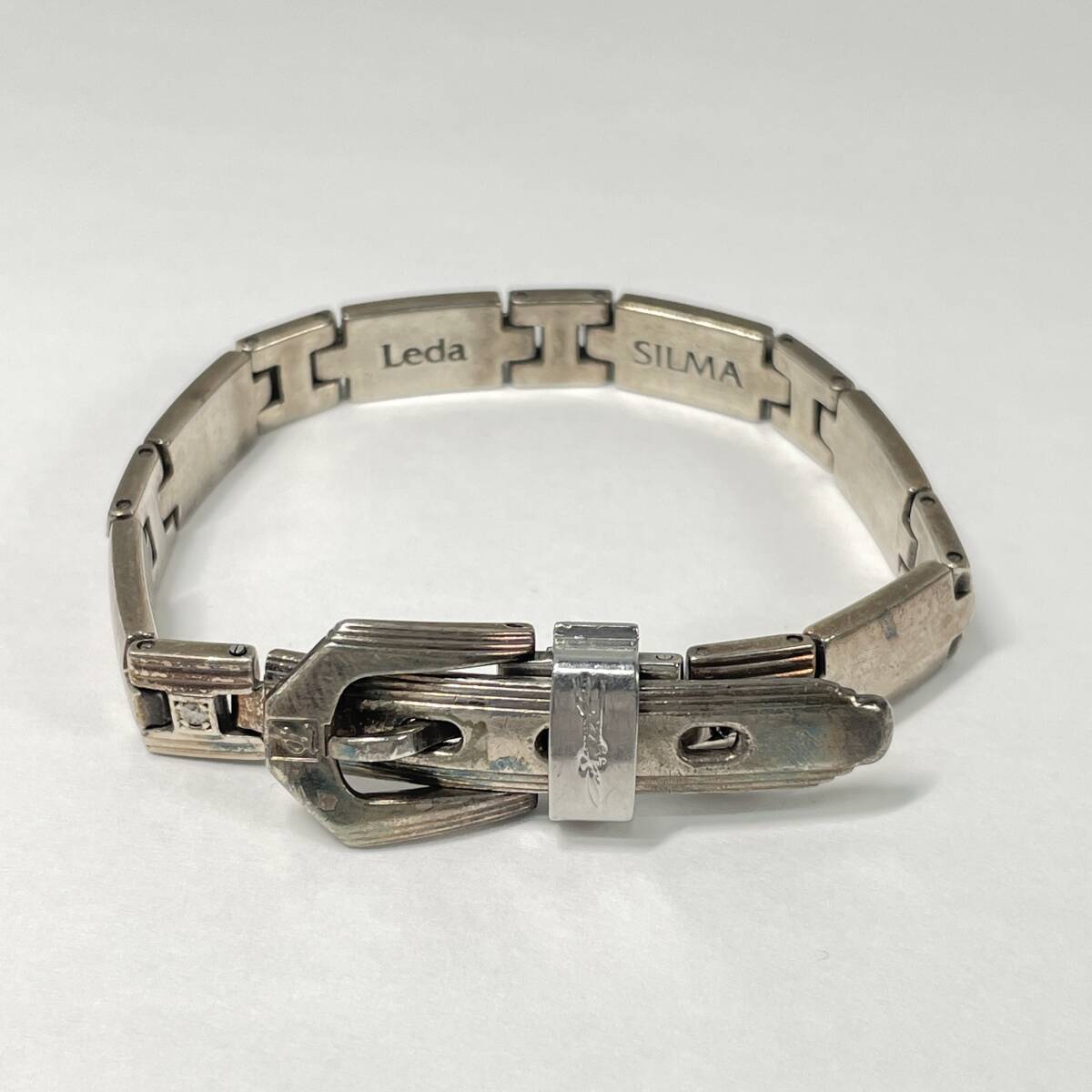 2603M3310 Leda Silma レダシルマ 石付 ブレスレット 腕輪 重量約29.9g 全長約19.5cm