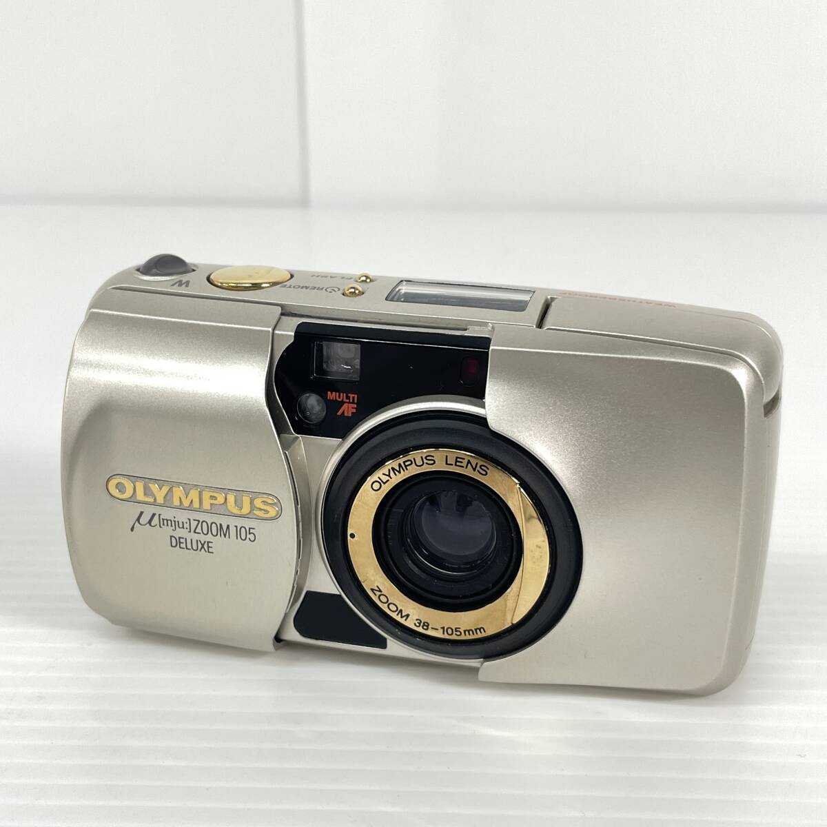 2603M4106 OLYMPUS オリンパス コンパクトカメラ フィルムカメラ μ[mju：] ZOOM 105 DELUXE 通電確認済