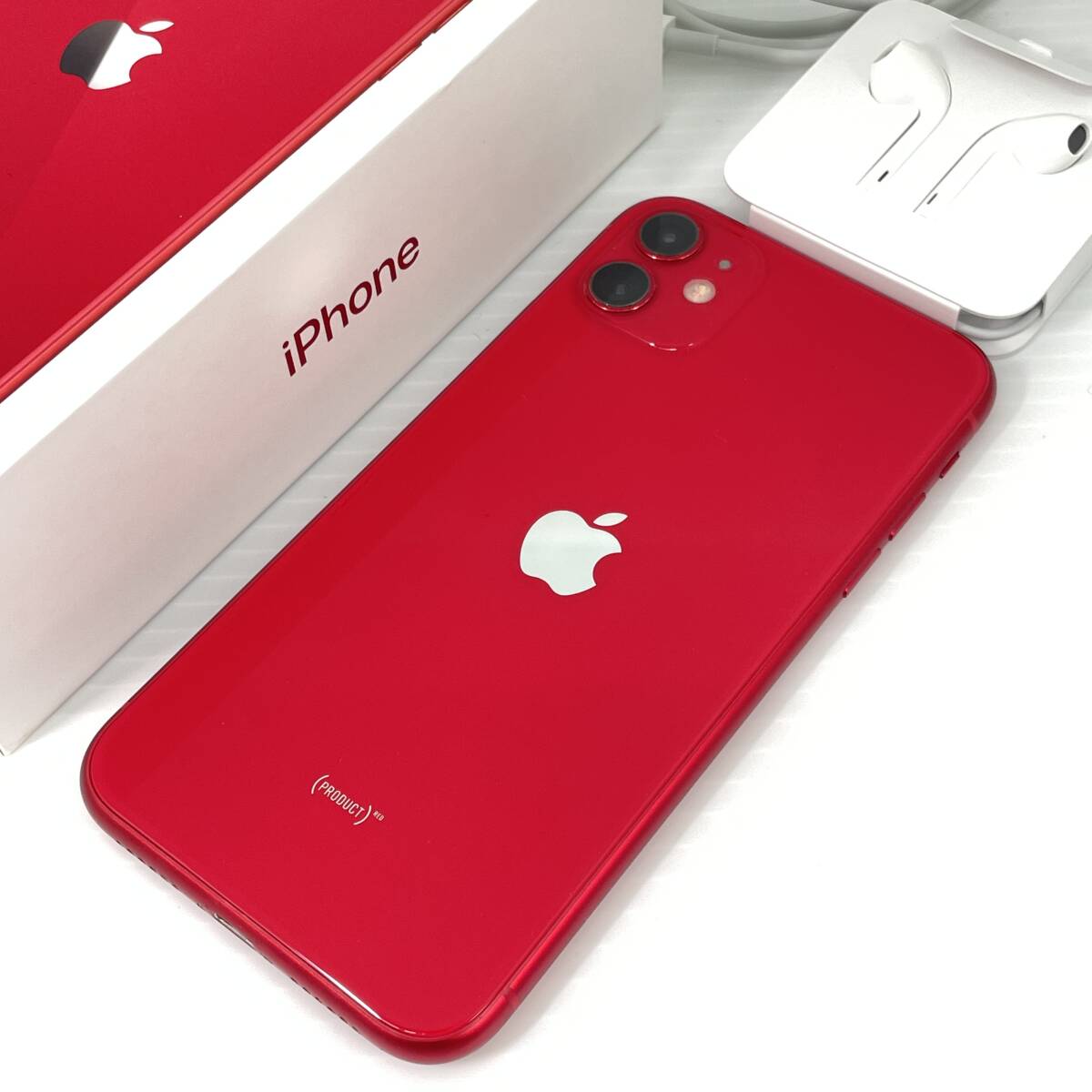 2603M4206 Apple アップル iPhone11 MWLV2J/A 64GB IMEI Softbank系：〇判定 SIMロック有 通電確認済 箱付