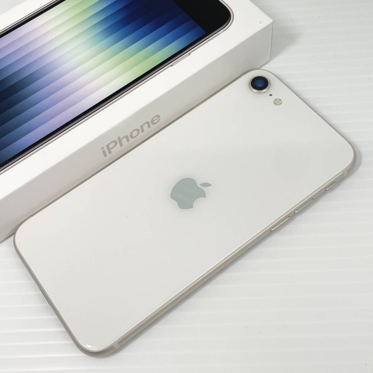 2603M4212 Apple アップル iPhone SE 第3世代 MMYD3J/A 64GB 通電確認済 SIMフリー 箱付