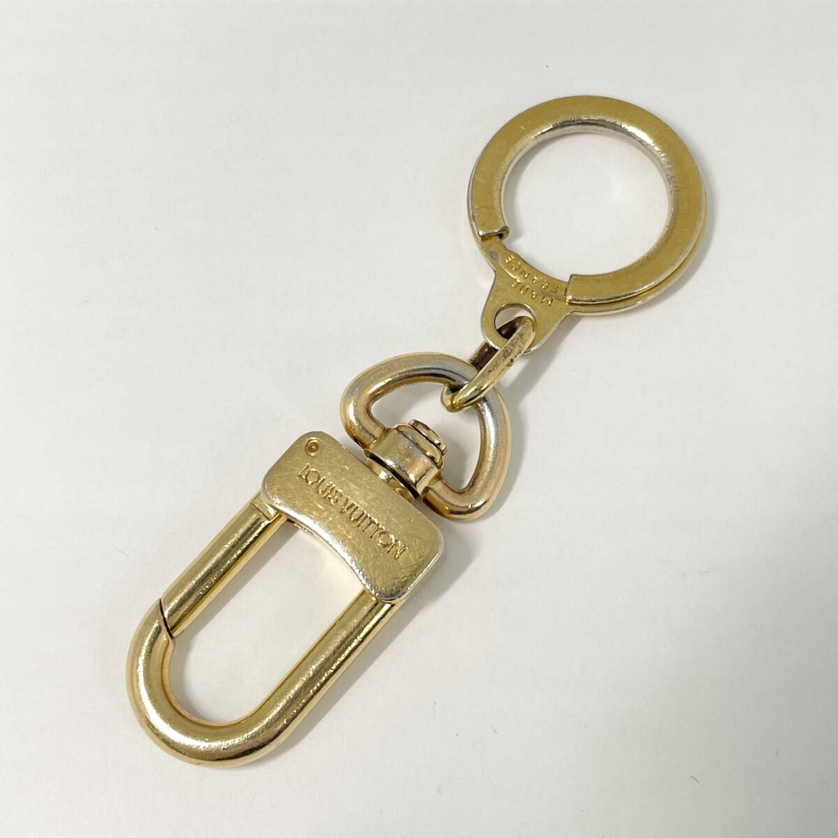 2603M3420 LOUIS VUITTON ルイヴィトン M62698 アノクレ キーリング キーホルダー ゴールドカラー 重量約18.1g