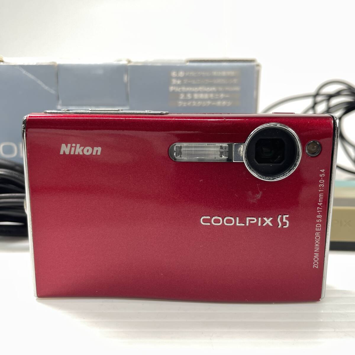 2603M4411 Nikon ニコン コンパクトデジタルカメラ COOLPIX S5 通電確認済 箱付