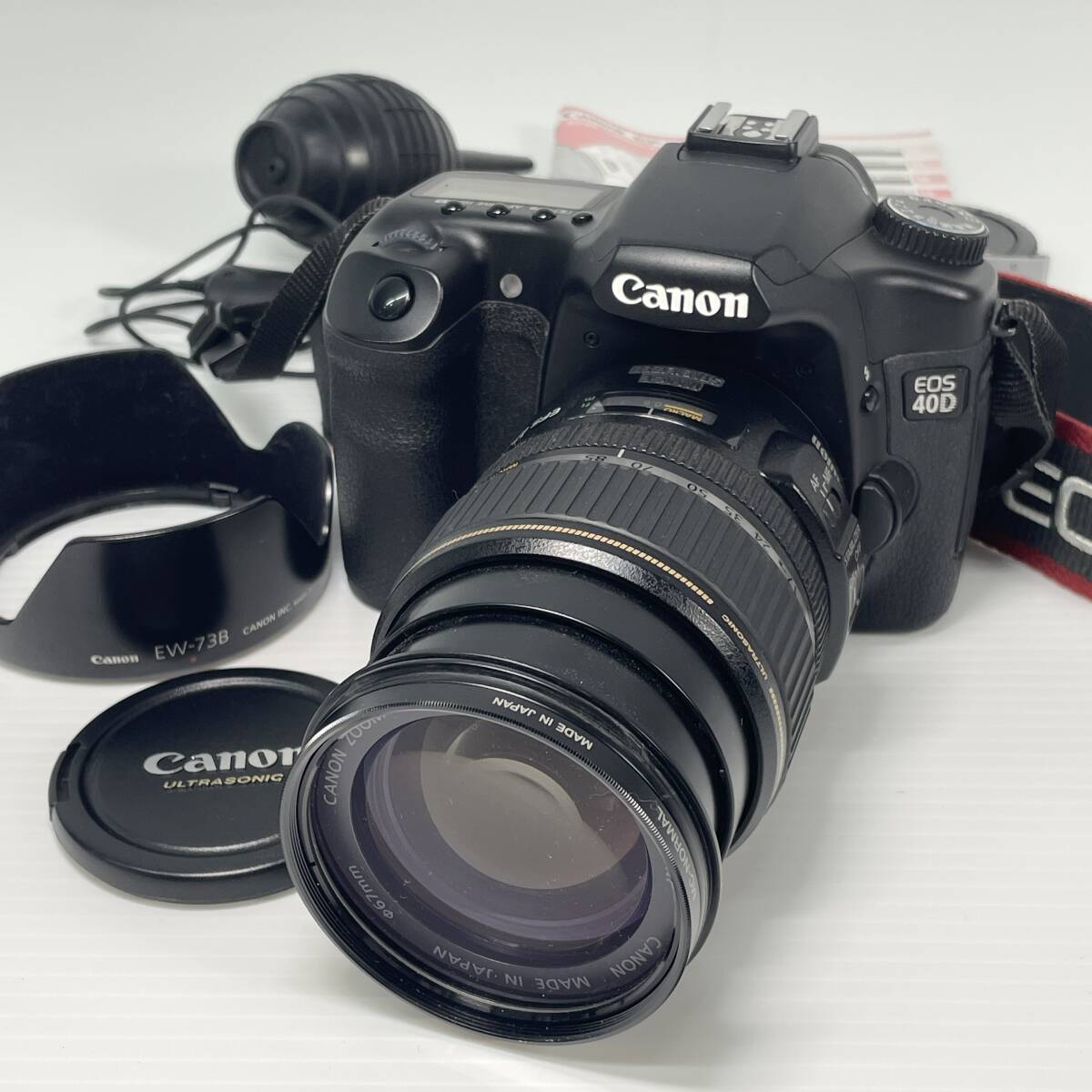 2603M4506 Canon キヤノン デジタル一眼 EOS 40D/レンズ CANON ZOOM LENS EF-S 17-85mm 1：4-5.6 IS USM 現状品