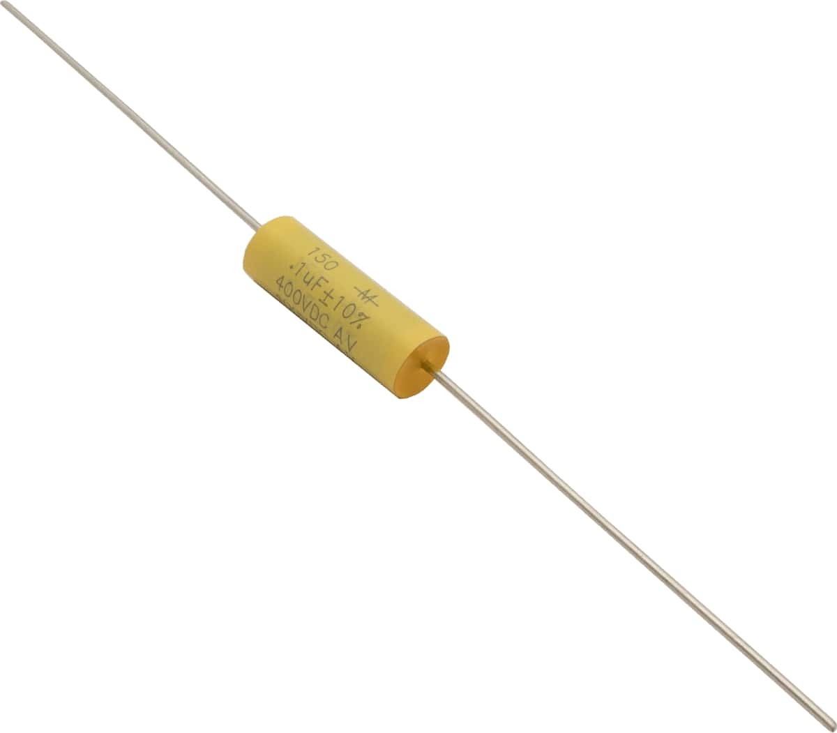 コンデンサ Capacitor - Mallory, 400V, 150s, Axial Lead, .1 uF, 104 [送料170円から 同梱可]