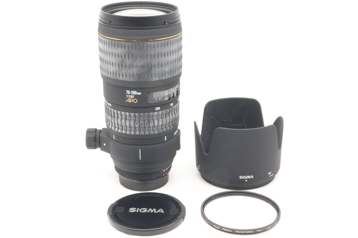 「みんカメ」M121 防湿庫保管 美品 SIGMA シグマ 70-200mm F2.8 1:2.8 D APO HSM EX SIGMA レンズ 現状品 動作確認済み