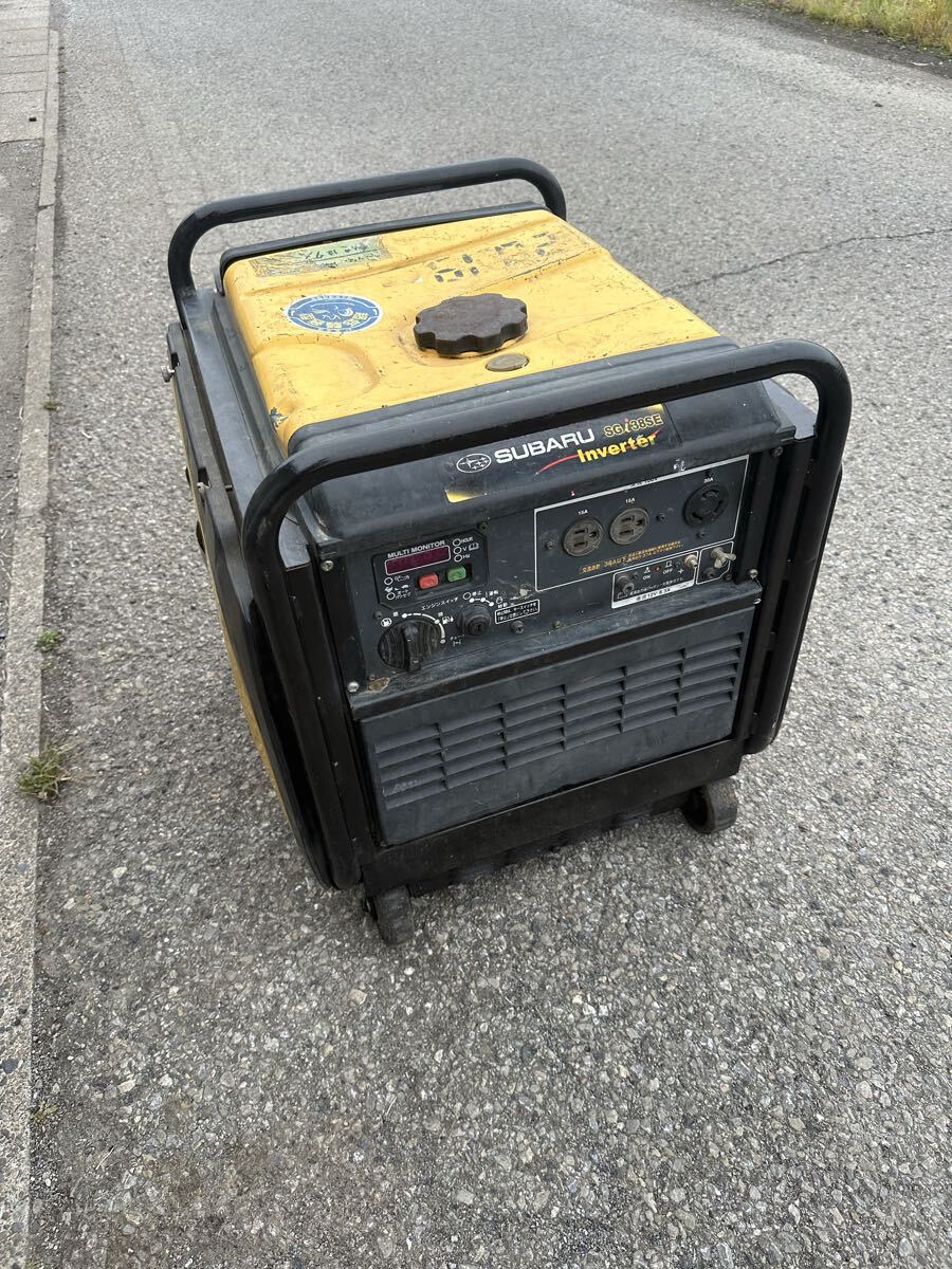 （ジャンク品）スバル製インバーター発電機 SGi38SE 3.8KVA エンジン（発送可能）