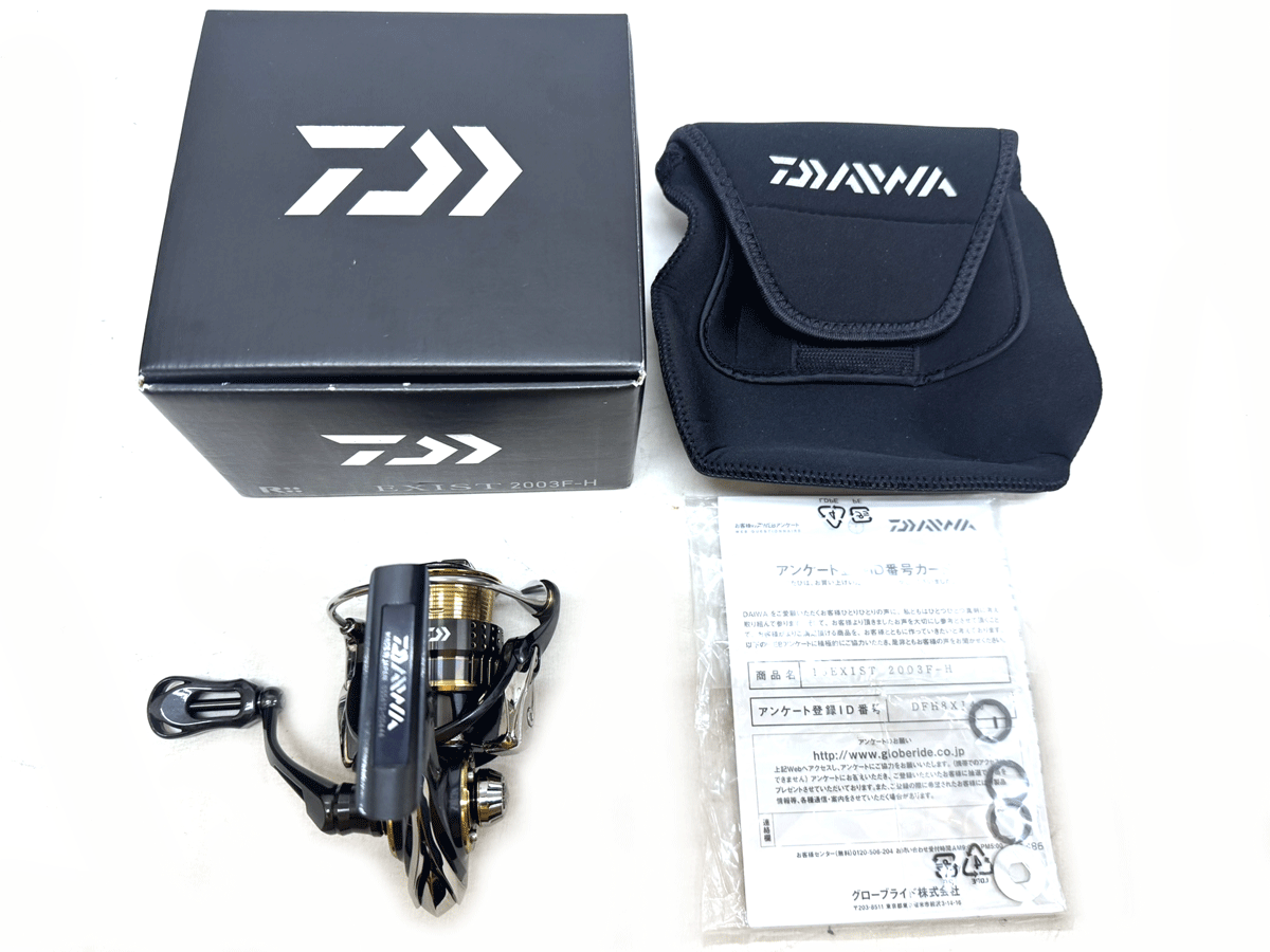 ★超美品★ ダイワ 15イグジスト 2003F-H DAIWA 15 EXIST スピニングリール JAPAN 日本製 エギング トラウト シーバスに