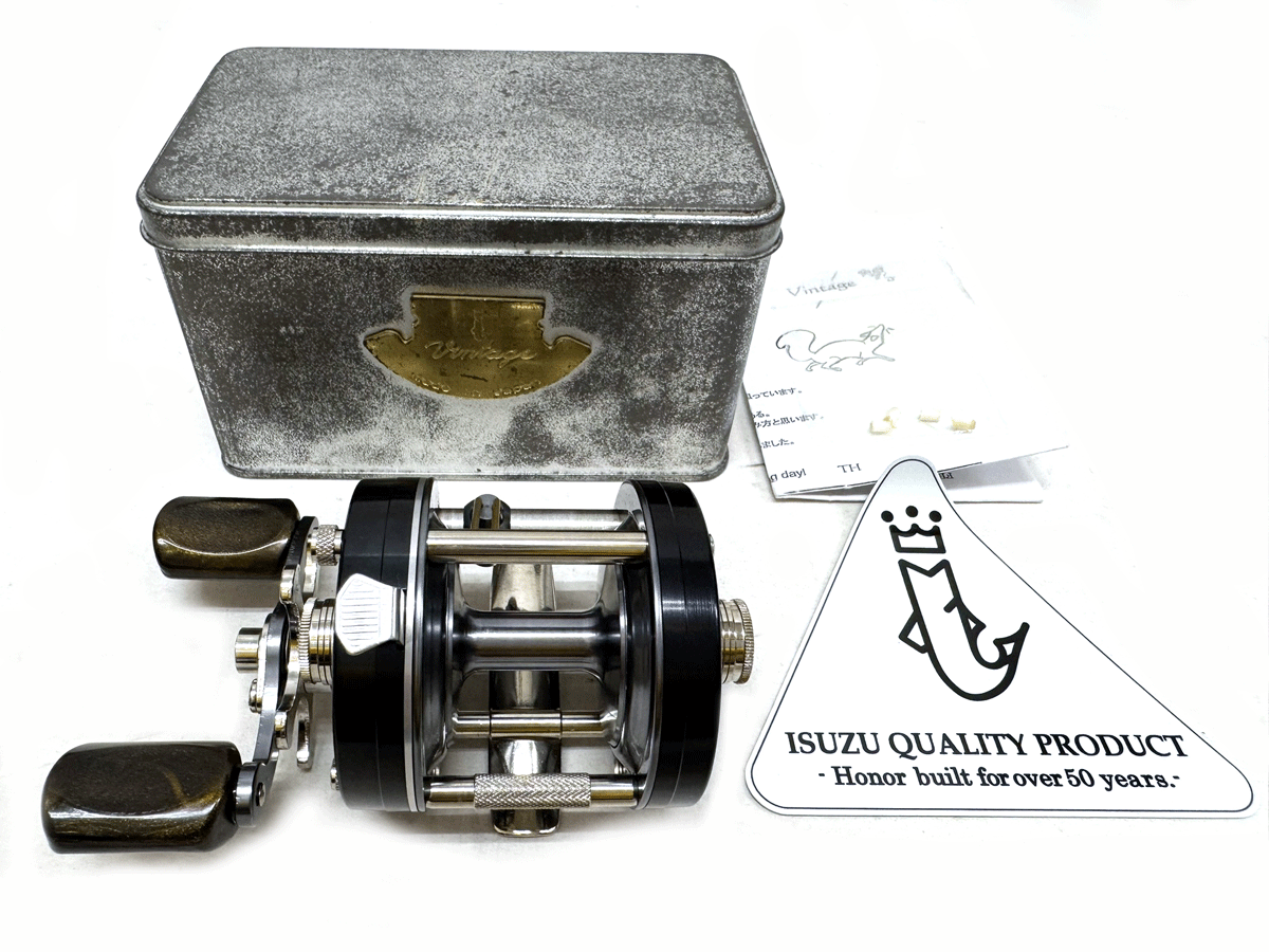 ★超美品★ 五十鈴工業 BC721SSS ビンテージ 左ハンドル 07 ISUZU VINTAGE LEFT ベイトリール 希少 検 ABU アンバサダー 五十鈴 イスズ