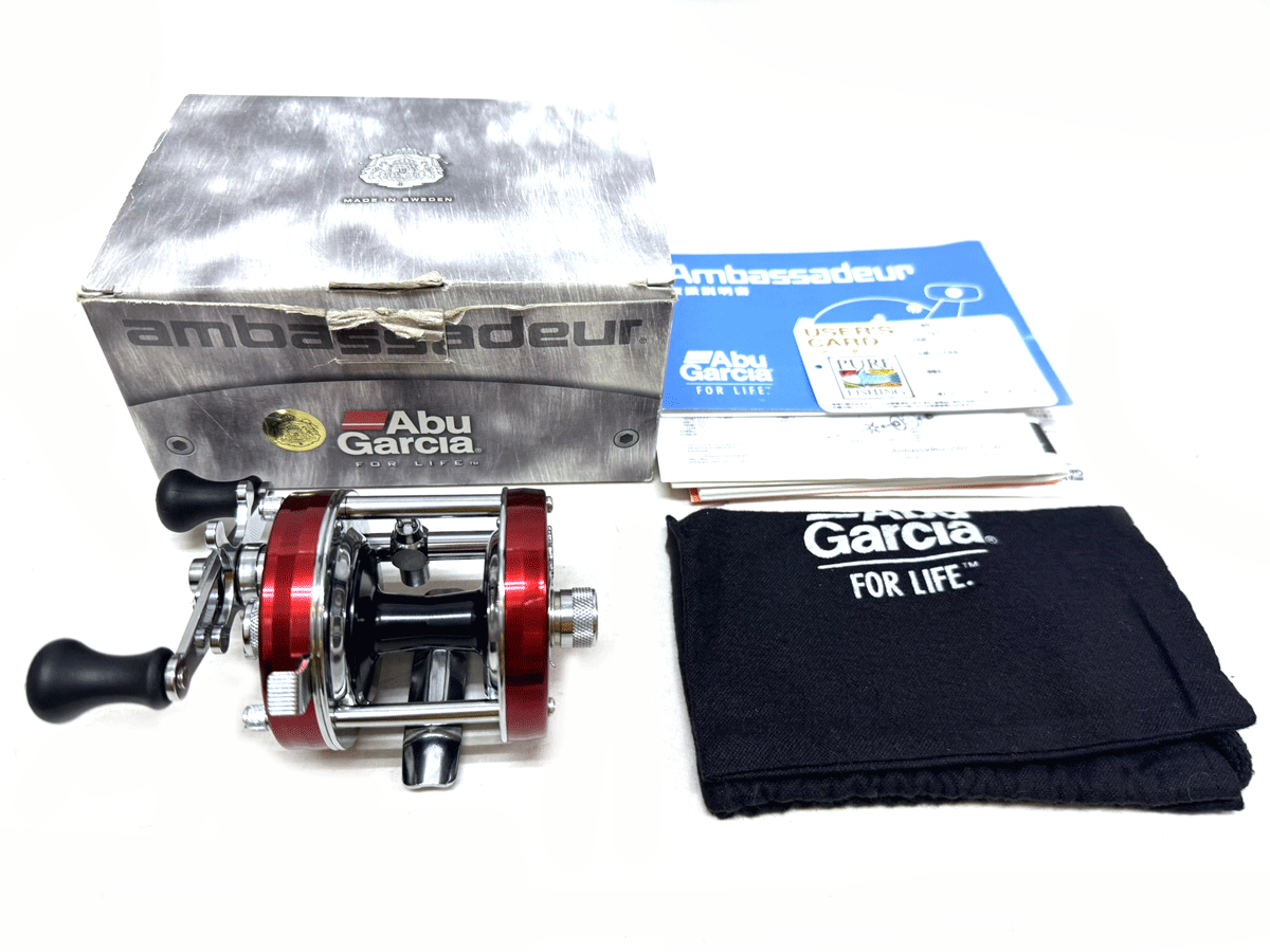 ★超美品★ アブガルシア アンバサダー 5501C レッド 左巻き ABU ABUGARCIA AMBASSADEUR クラシックレッド LEFT 希少 CODE.1237040