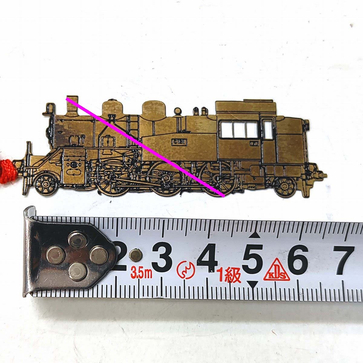 しおり C121 蒸気機関車 国鉄型SL C12★重さ4g (管264)