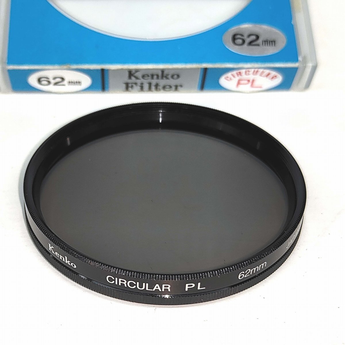 φ62 サーキュラーPL 円偏光フィルター Kenko★色彩を鮮やかに表現 CIRCULAR PL (C-PL)【62mm径】ケンコー JAPAN★中古 クリーニング済