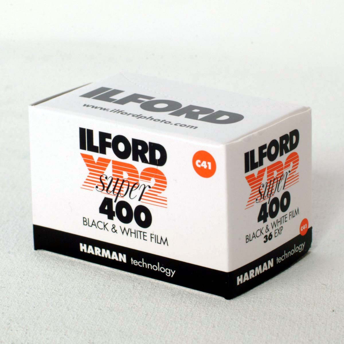 送料無料【即決】白黒 イルフォード XP2スーパー 36枚撮【1本】カラー現像 C-41 ISO感度400 135/35mm ILFORD モノクロ 0019498839573★新品
