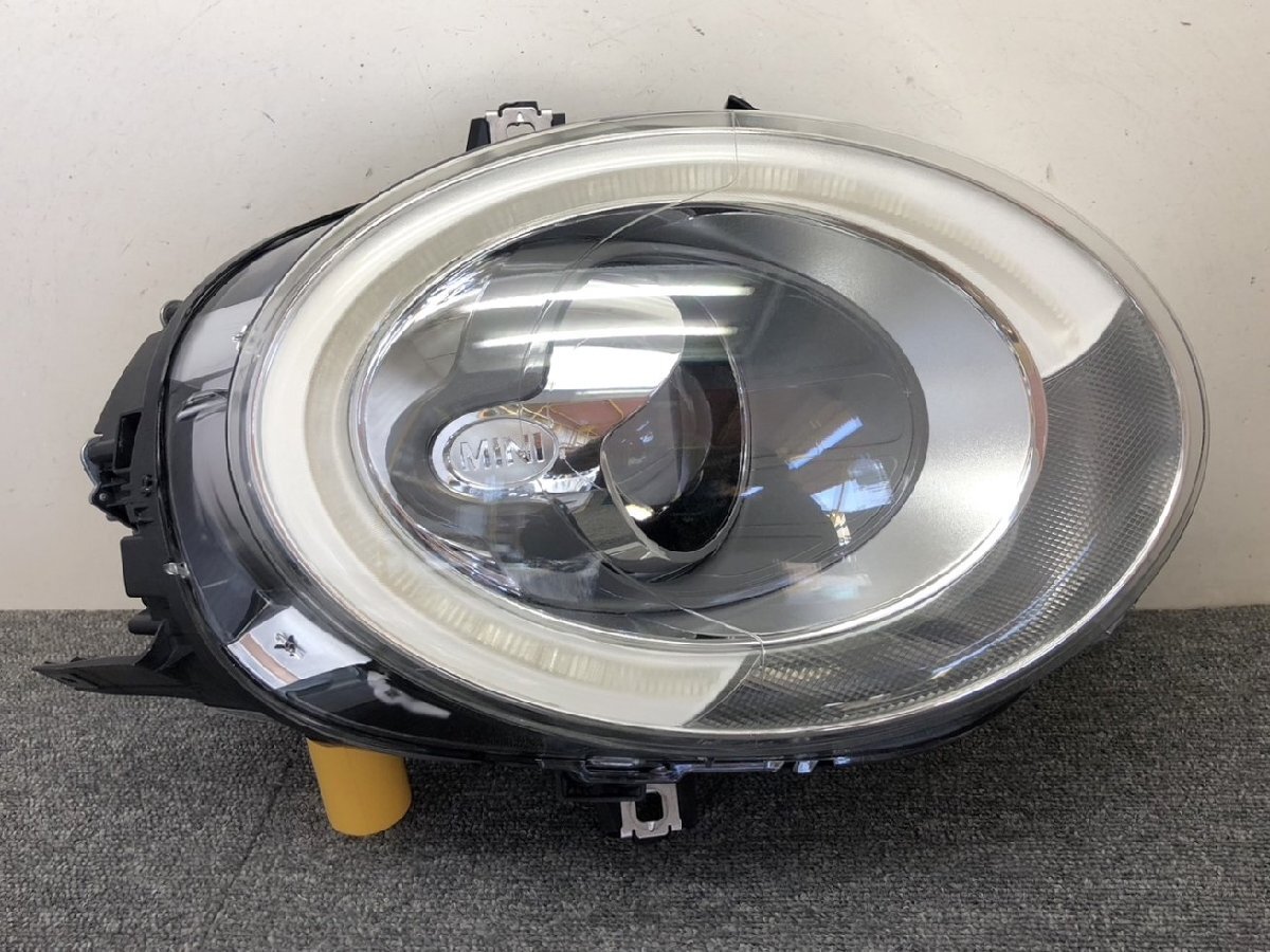 92214◇F56 BMW MINI ミニ ミニクーパー 前期 右ヘッドライト/右ヘッドランプ LED 90092518/63.11-7416980-02◇ほ9-B3