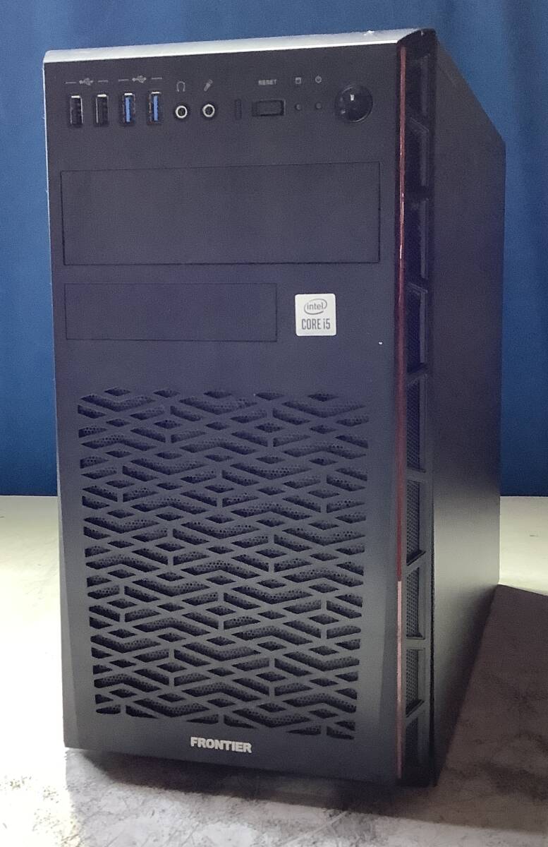 K80414315 FRONTIER 自作PC 1点 (マザーボード ASRock B560M-HDV、元々 intel Core i5 10th Gen 搭載)【現状お渡し品】080706