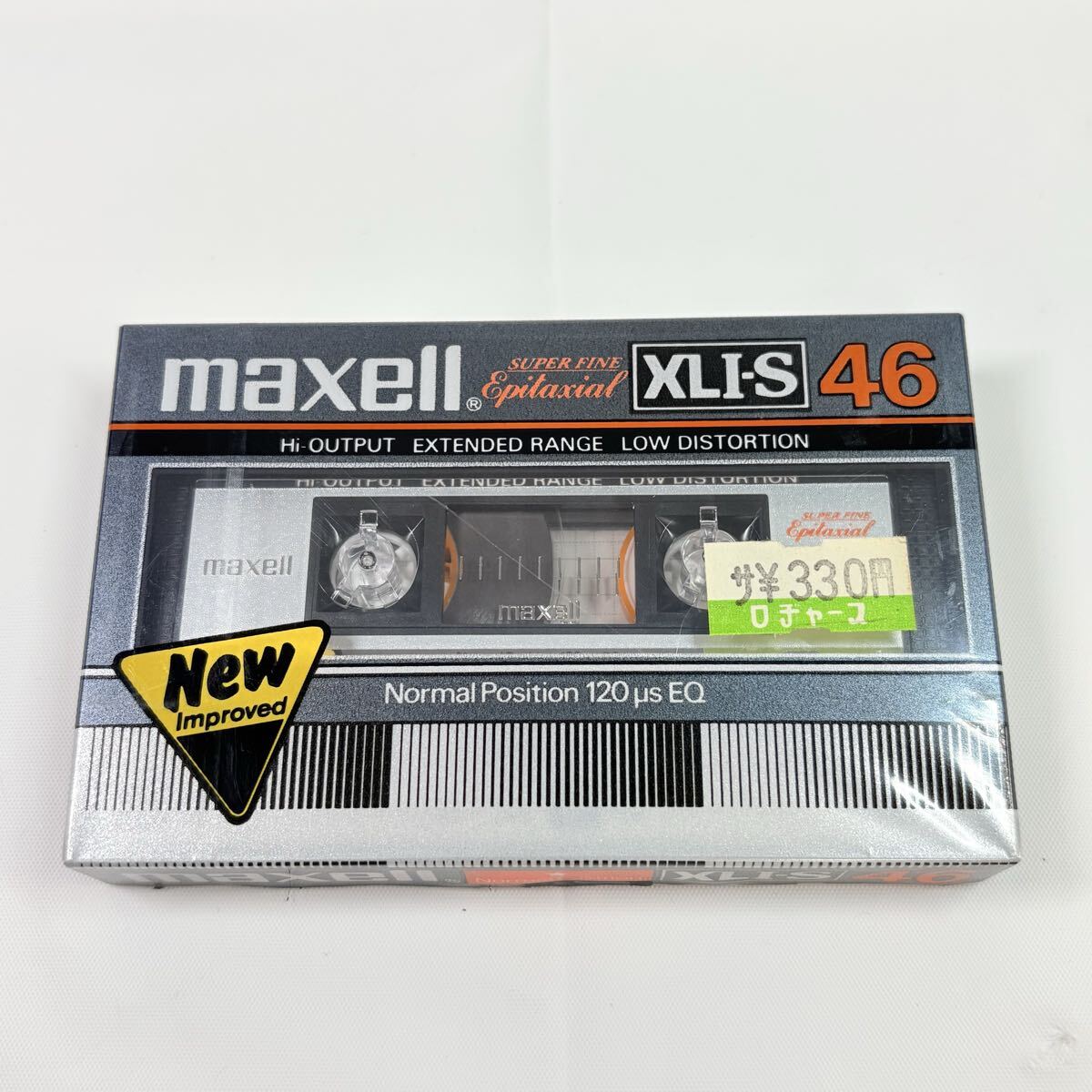未開封品　maxell XLI-S 46分　ノーマルポジション　カセットテープ　記録媒体　レトロ　希少　当時物