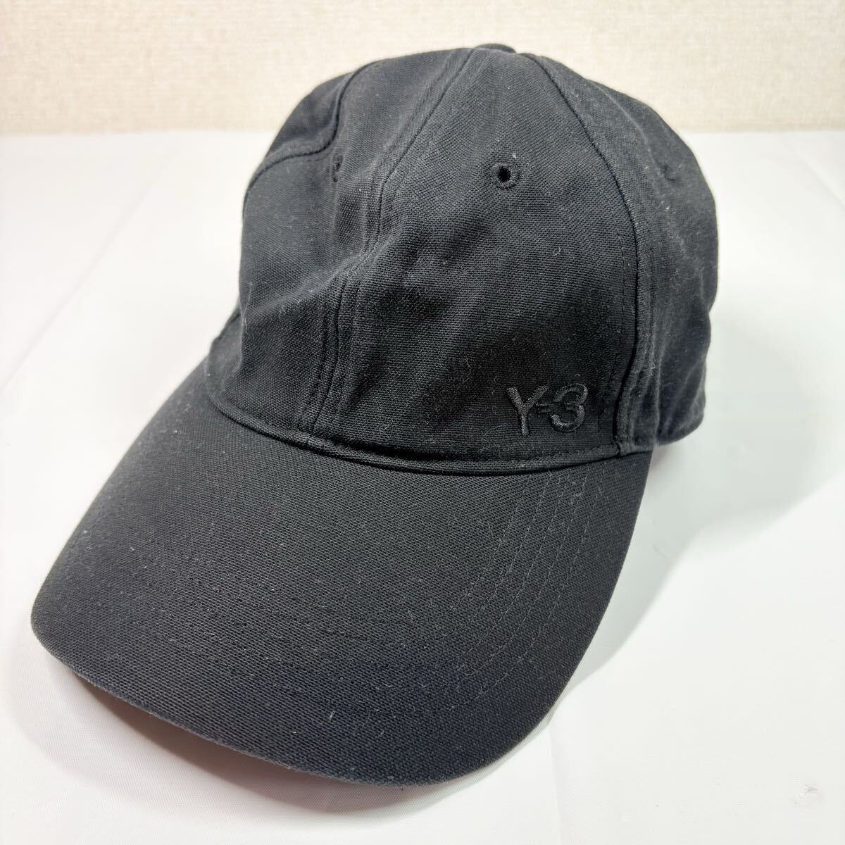 Y-3 キャップ　ブラック　 adidas ヨウジヤマモト　 帽子　58cm 中古　古着
